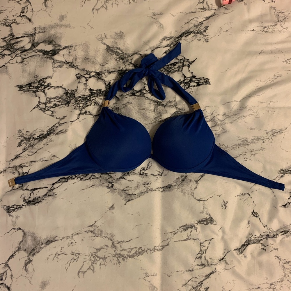 Victoria’s Secret The Hottie Halter Blue